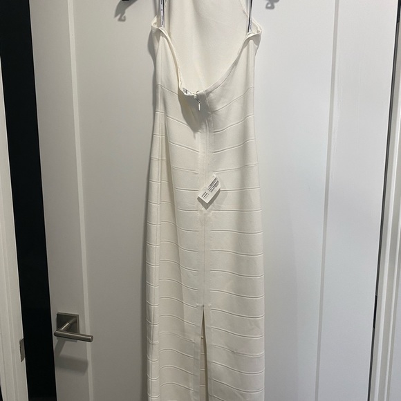 NWT Herve Leger Halter Icon Dress Medium - Picture 5 of 9